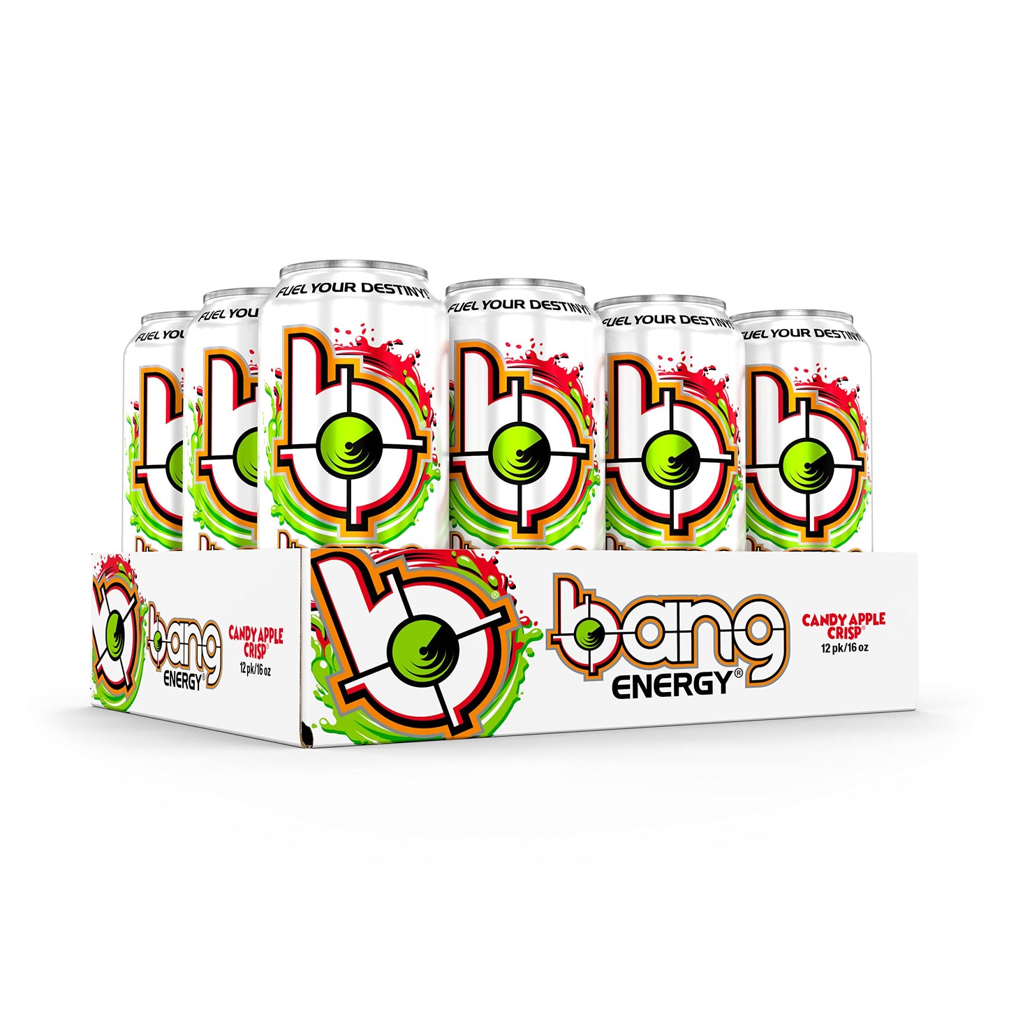 Bang Energy Bangster Berry, Sugar-Free Energy Drink, 16-Ounce (Pack of 12)