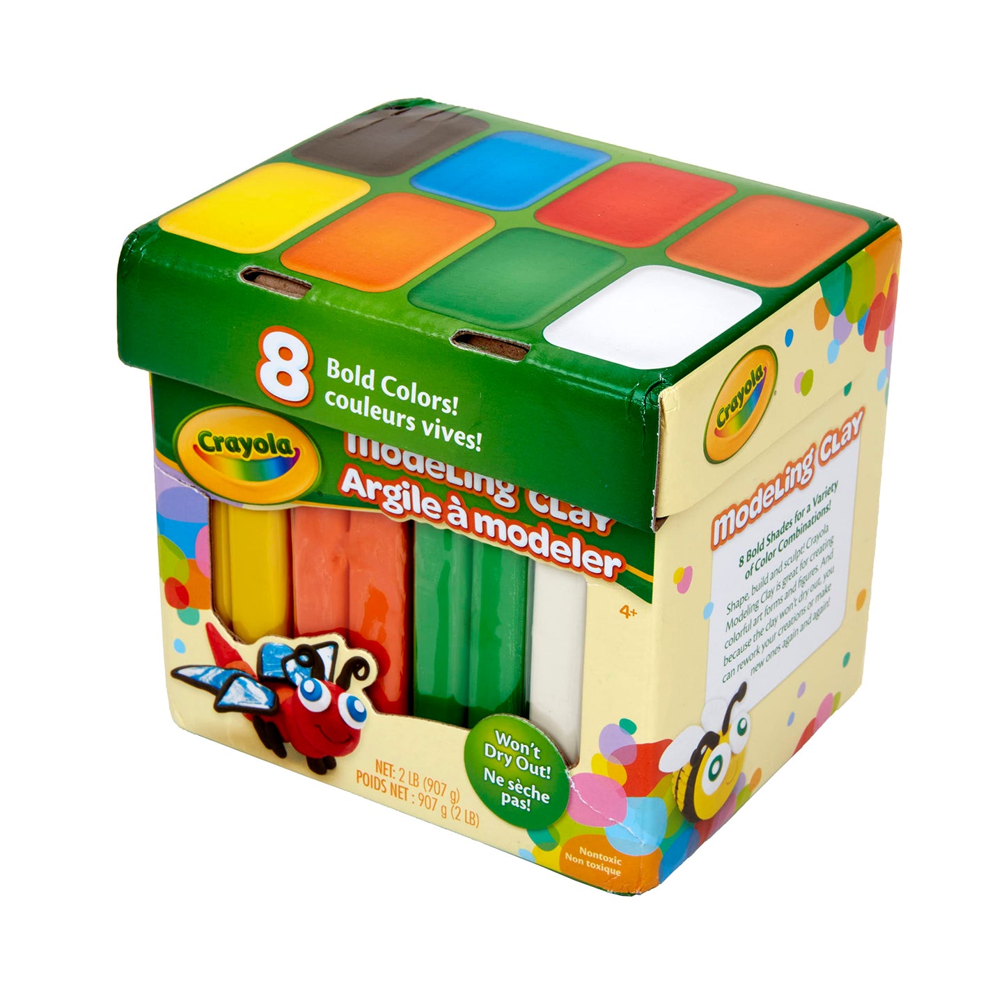 Crayola Modeling Clay in Bold Colors, 2lbs, Gift for Kids, Ages 4 & Up