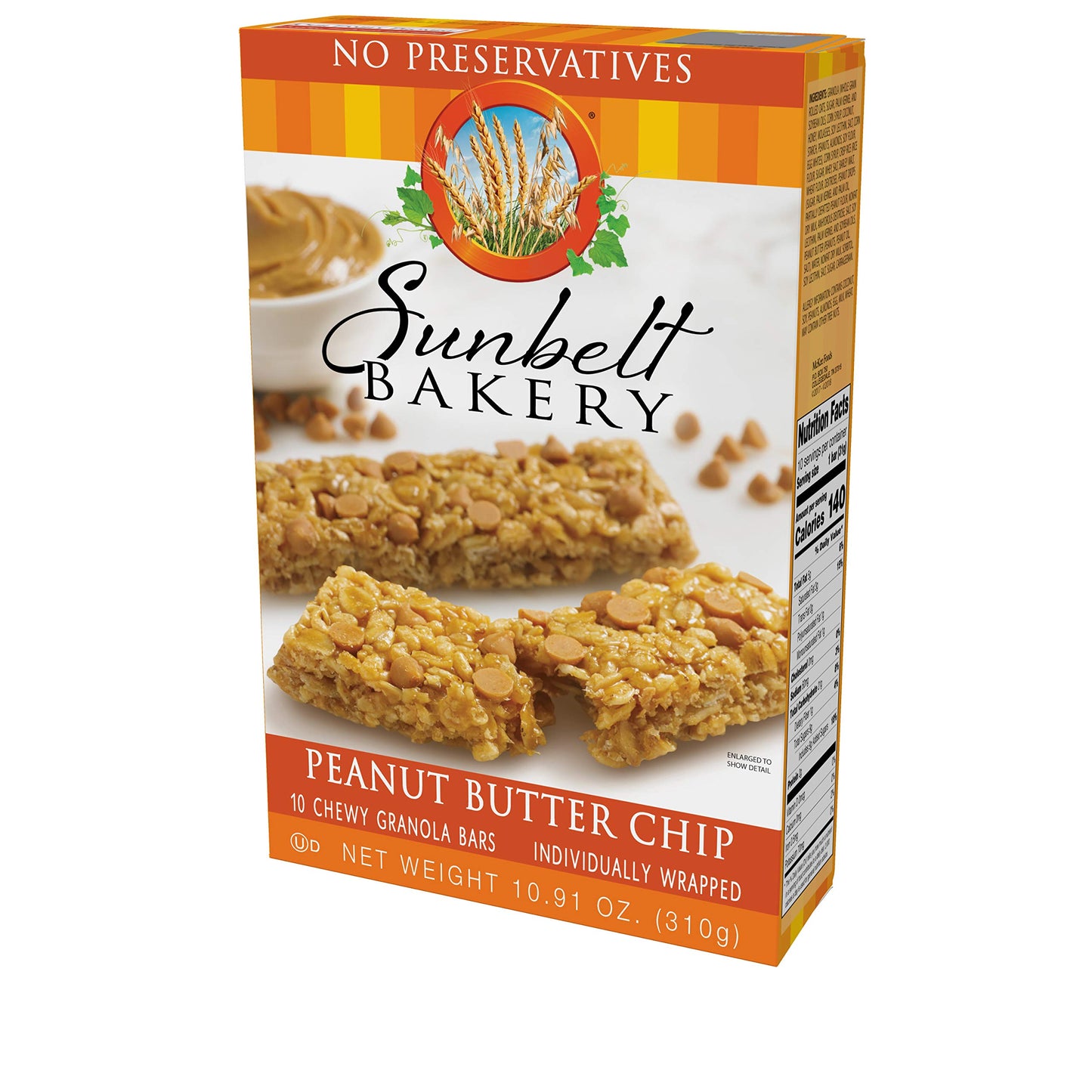 Sunbelt Bakery Oats & Honey Chewy Granola Bars, 15-1.0 OZ Bars (1 Box)