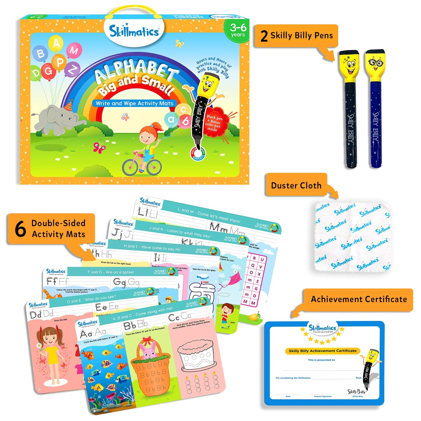 Skillmatics Preschool Learning Activity - Search and Find Educational Game, Perfect for Kids, Toddlers Who Love Toys, Art and Craft Activities, Gifts for Girls and Boys Ages 3, 4, 5, 6