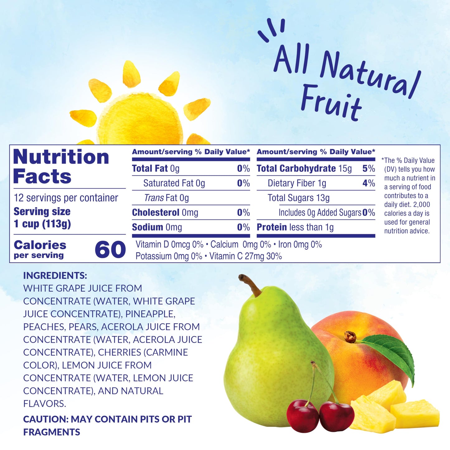 Dole Fruit Bowls No Sugar Added Variety Pack Snacks, Peaches, Mandarin Oranges & Cherry Mixed Fruit, 4oz 12 Cups, Gluten & Dairy Free, Bulk Lunch Snacks for Kids & Adults