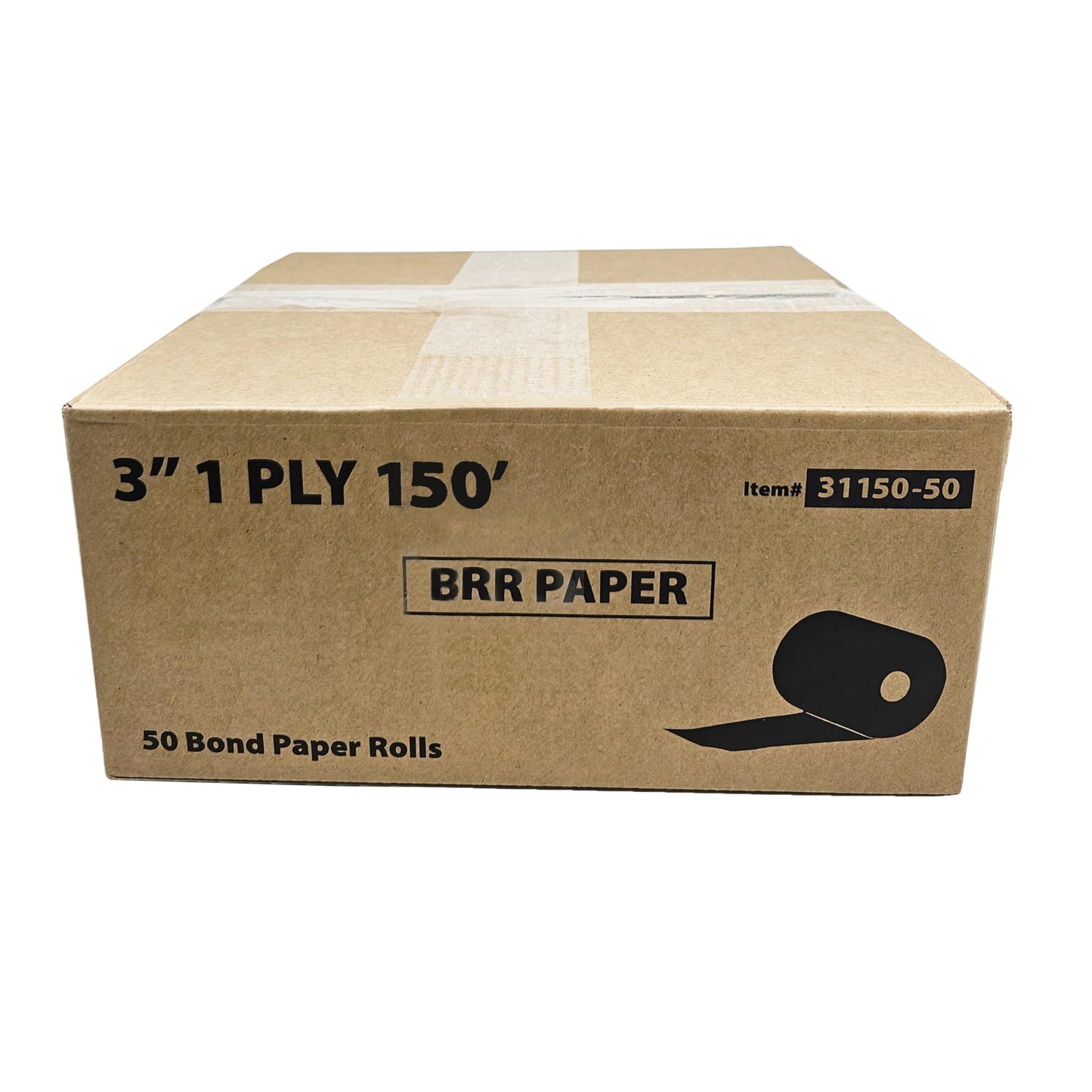 (50 Rolls) 3 1/8 x 230 Thermal Paper Receipt Rolls (55 GSM Premium Quality German Paper) Fits All POS Cash Registers BPA Free - BuyRegisterRolls