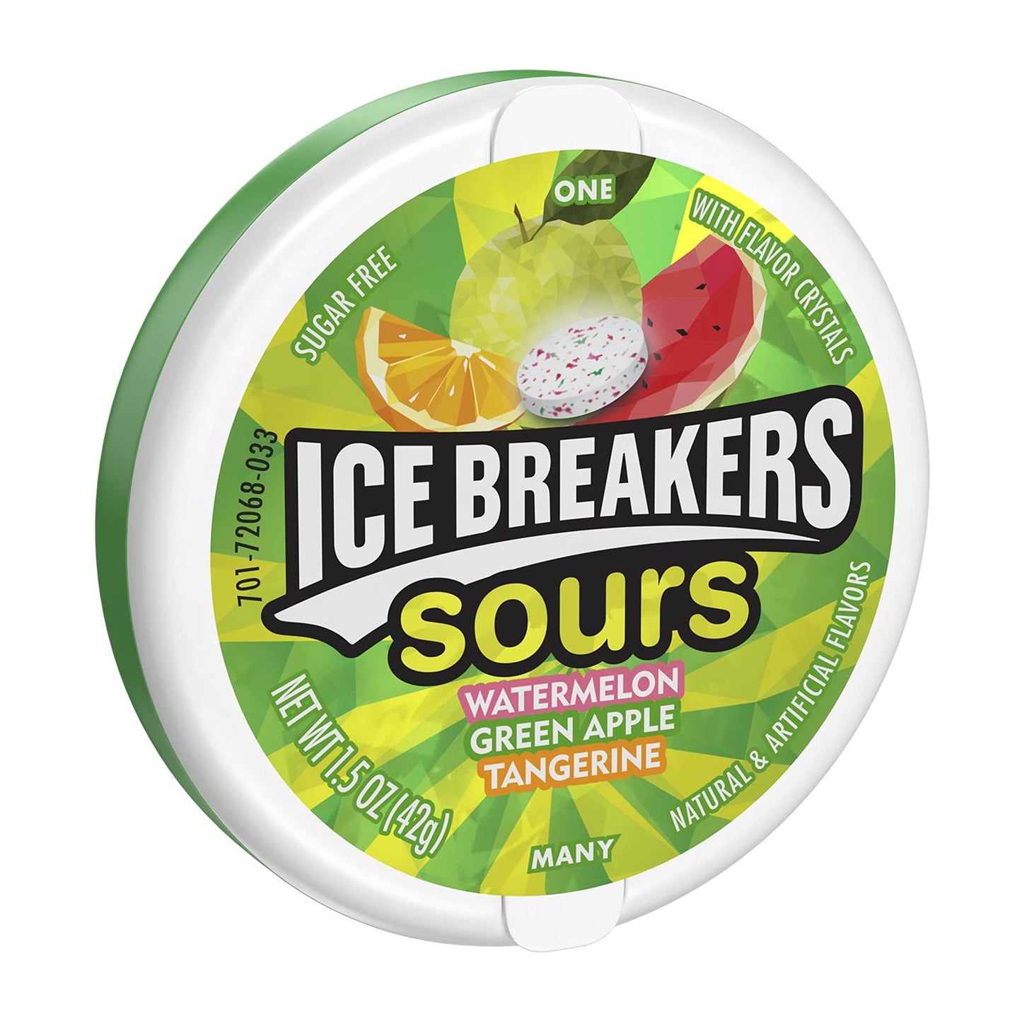 ICE BREAKERS Duo Fruit Plus Cool Strawberry Sugar Free Breath Mints Tins, 1.3 oz (8 Count)