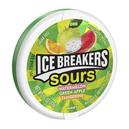 ICE BREAKERS Duo Fruit Plus Cool Strawberry Sugar Free Breath Mints Tins, 1.3 oz (8 Count)