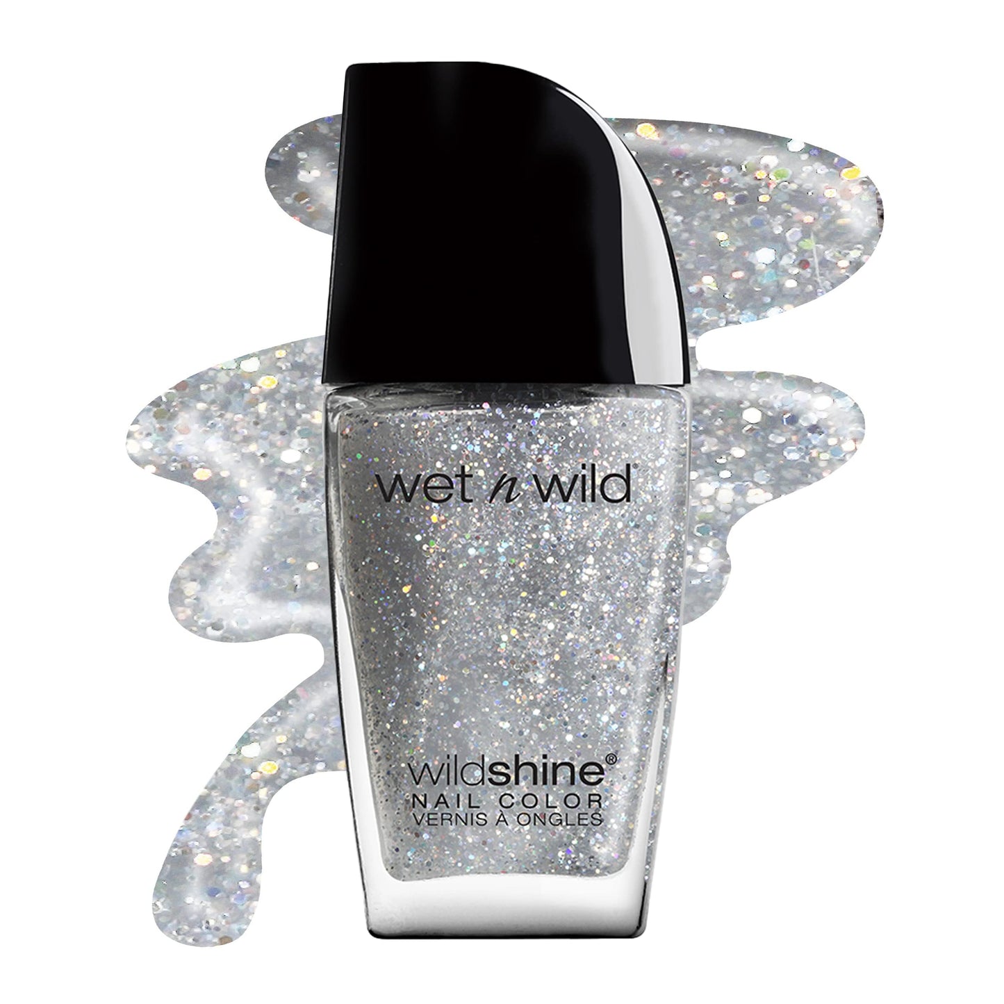 wet n wild Wild Shine Nail Polish, Teal Blue Be More Pacific, Nail Color