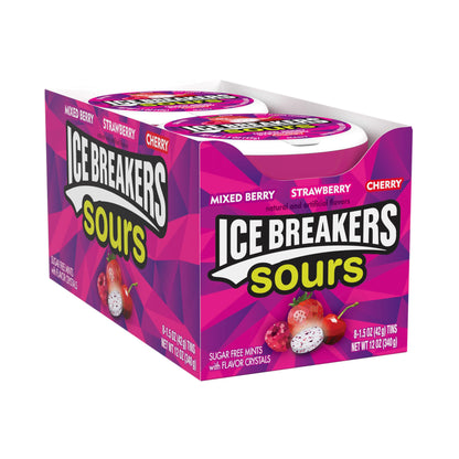 ICE BREAKERS Duo Fruit Plus Cool Strawberry Sugar Free Breath Mints Tins, 1.3 oz (8 Count)