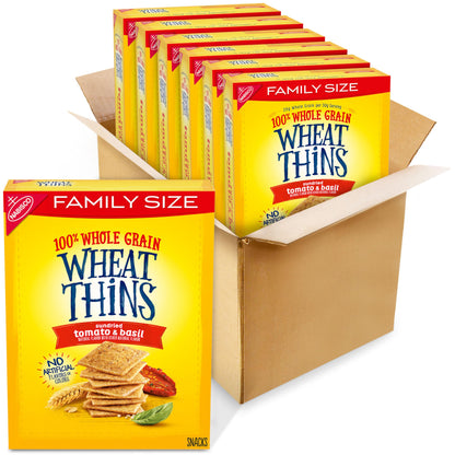 Wheat Thins Original Whole Grain Wheat Crackers, Party Size, 20 oz Box