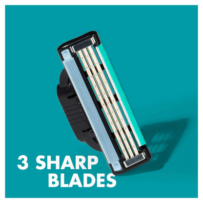 Gillette Mach3 Razor Refills for Men, 8 Razor Blade Refills