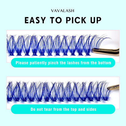 VAVALASH DIY Lash Extension Kit 280 Clusters Individual Lashes Kit 30D 40D 0.07D-10-16mm Lash Clusters, Lash Bond and Seal, Lash Tweezer for DIY Eyelash Extension at Home（Kit-30D+40D-0.07D-10-16MIX）