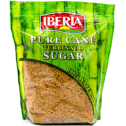 Iberia 100% Natural Pure Cane Turbinado Raw Sugar, 32 Oz