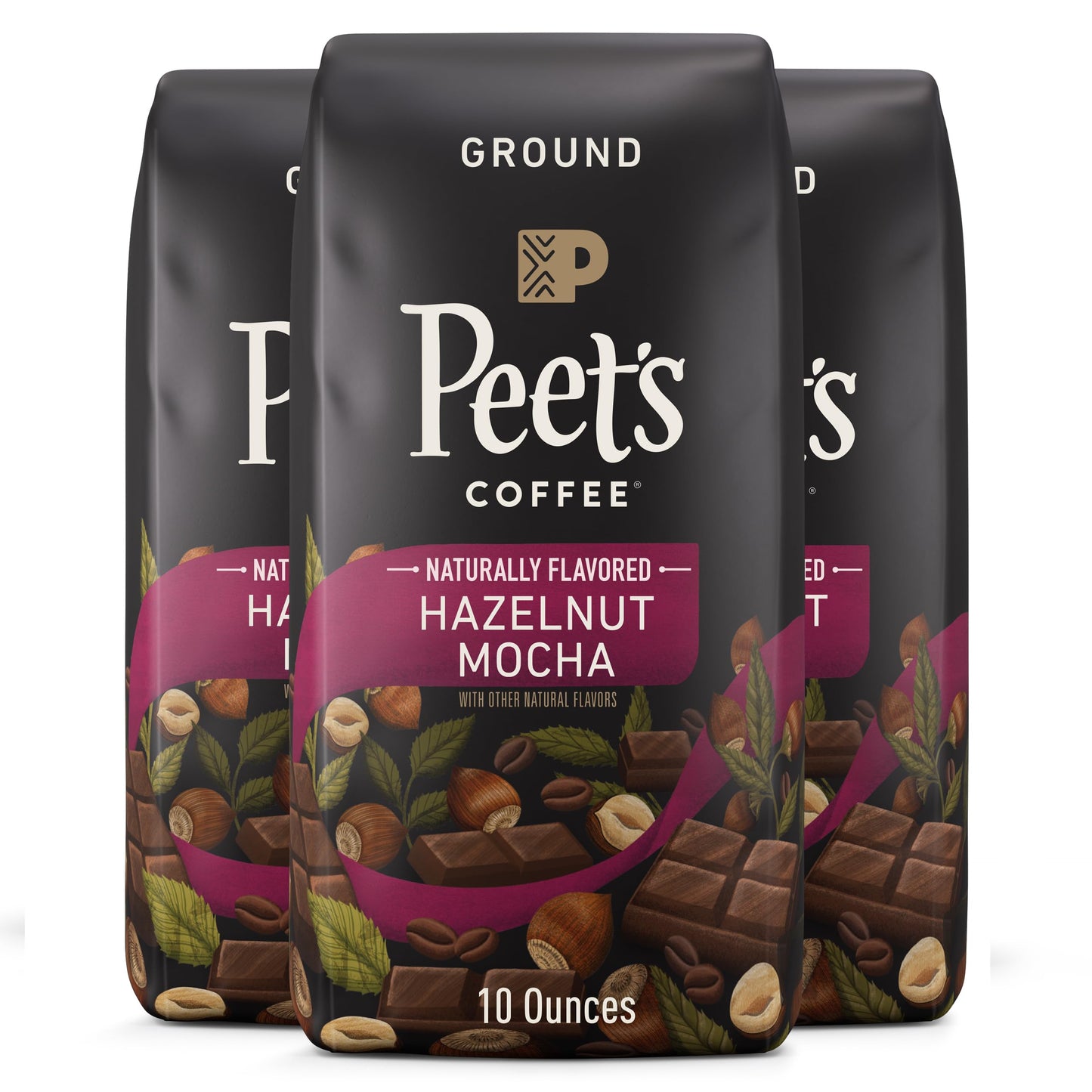 Peet's Coffee Major Dickason's Blend, Dark Roast Ground Coffee, 20 oz