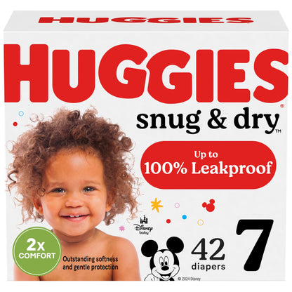 Huggies Size 2 Diapers, Snug & Dry Baby Diapers, Size 2 (12-18 lbs), 100 Count, Packaging May Vary