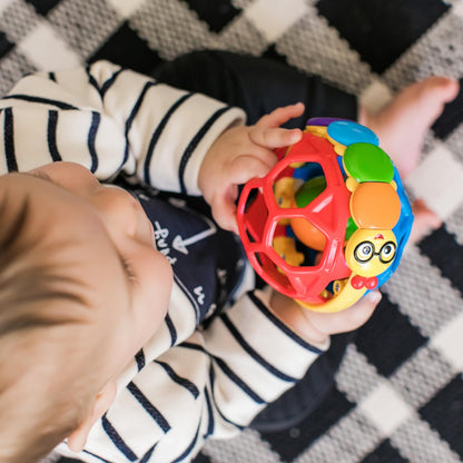 Baby Einstein Outstanding Opus The Octopus Sensory Rattle & Teether Multi-Use Toy, BPA Free & Chillable, 3 Months & up, Multicolored