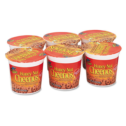 Honey Nut Cheerios Heart Healthy Cereal Cup, 1.8 OZ Single Serve Cereal Cup (Pack of 12)