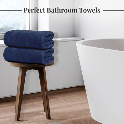 Tens Towels Large Bath Towels, 100% Cotton, 30 x 60 Inches Extra Large Bath Towels, Lighter Weight, Quicker to Dry, Super Absorbent, Perfect Bathroom Towels (Pack of 4)