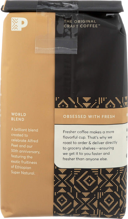 Peet's Coffee Major Dickason's Blend, Dark Roast Ground Coffee, 20 oz