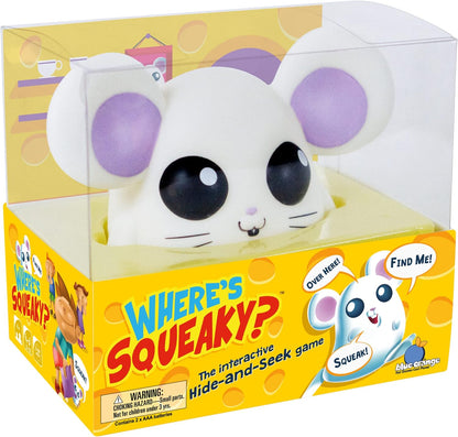 Where’s Squeaky Fun Interactive Preschool and Children - Educational Hide-and-Seek Mouse Game by Blue Orange Games - 2 to 10 Players for Ages 4+