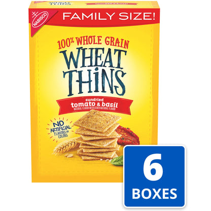 Wheat Thins Original Whole Grain Wheat Crackers, Party Size, 20 oz Box