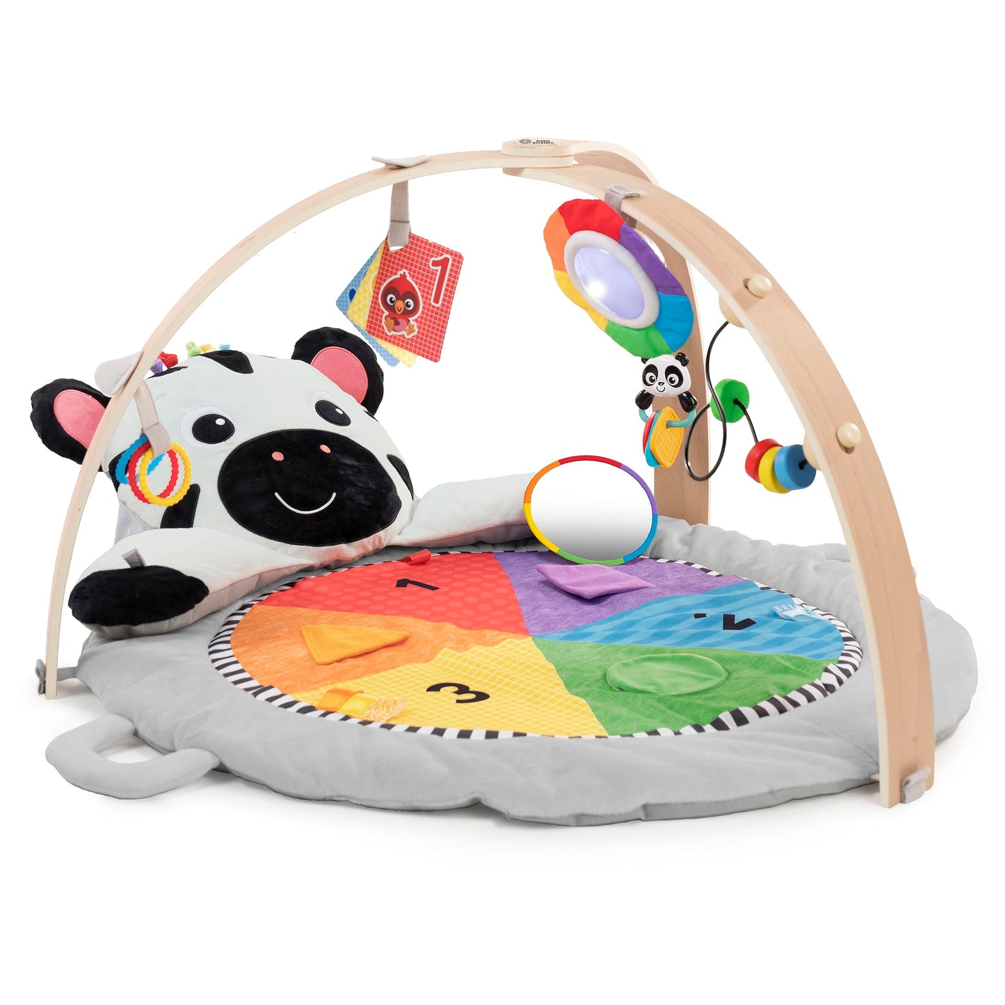 Baby Einstein 4-in-1 Kickin' Tunes Music and Language Play Gym and Piano Tummy Time Activity Mat