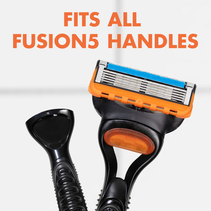 Gillette Fusion5 Mens Razor Blade Refills, 4 Count, Lubrastrip for a More Comfortable Shave