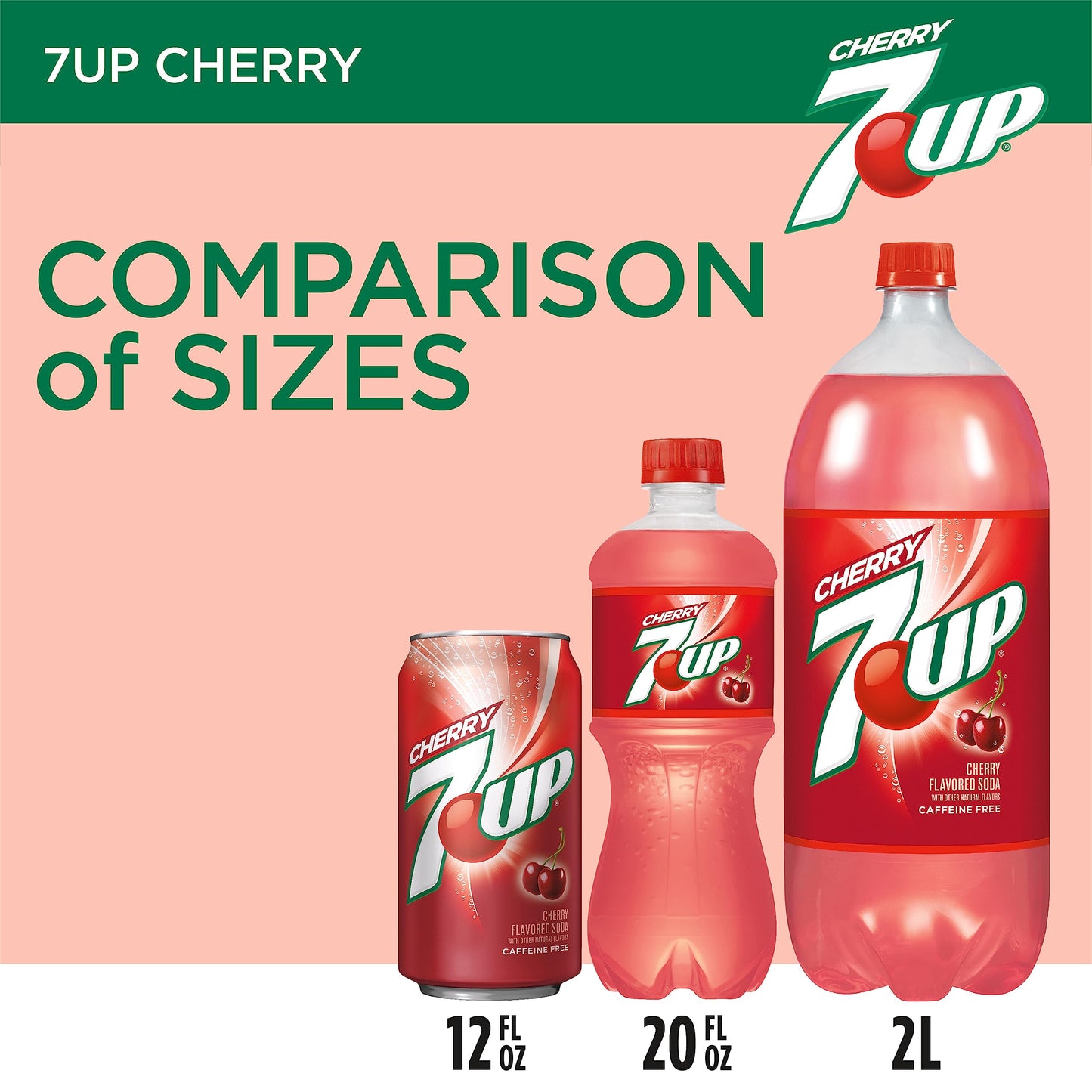 7UP Cherry Zero Sugar Soda, 12 fl oz cans (Pack of 12)