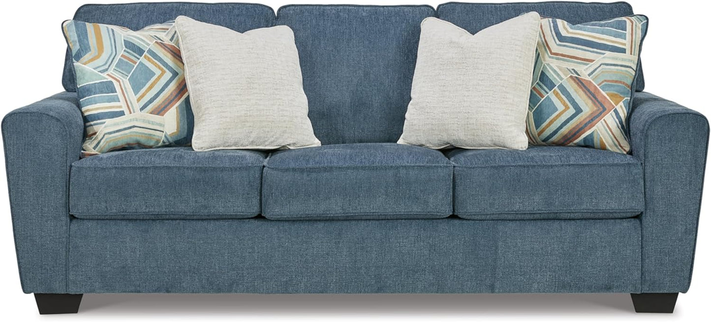 Signature Design by Ashley Cashton Casual Sofa for Living Room, Blue