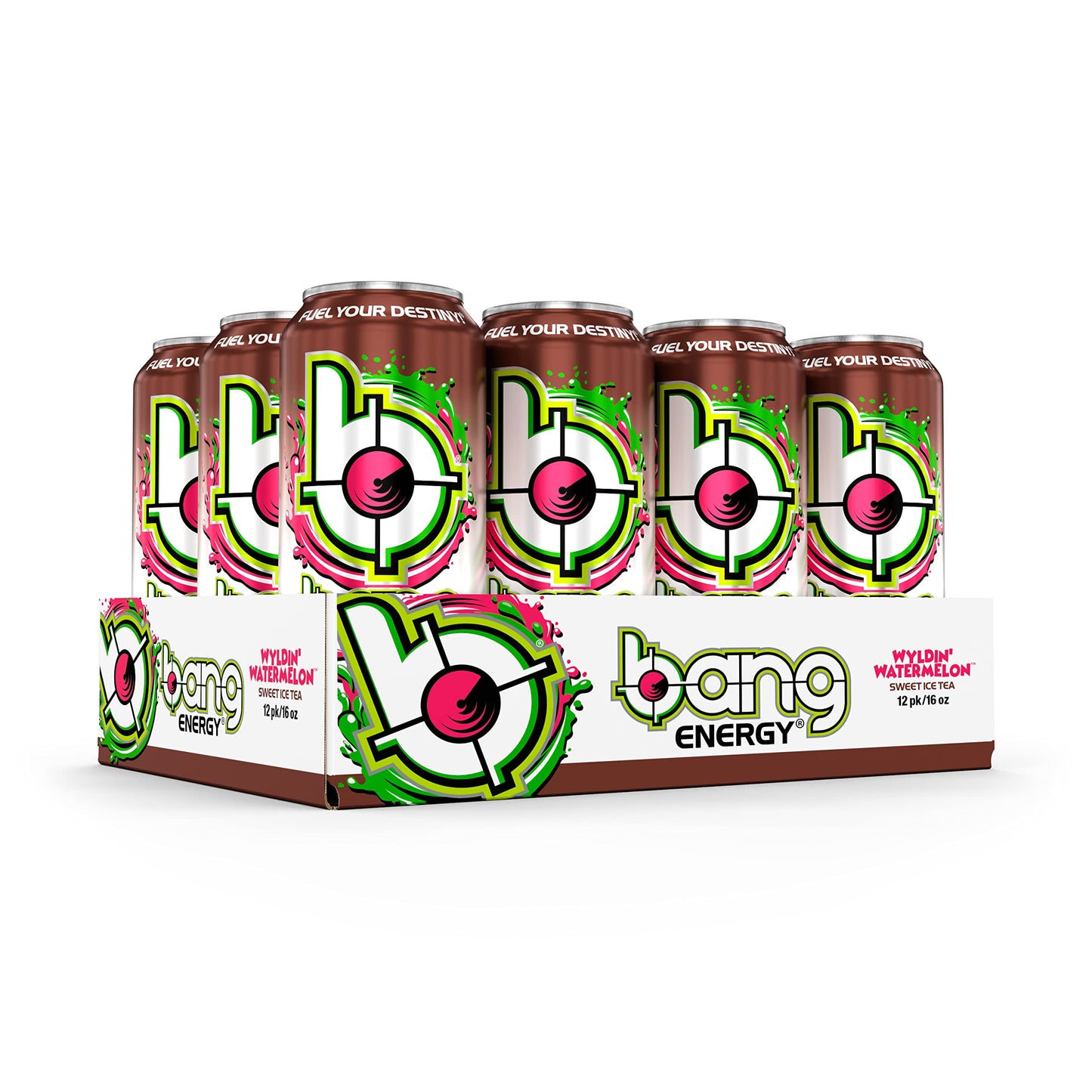 Bang Energy Bangster Berry, Sugar-Free Energy Drink, 16-Ounce (Pack of 12)