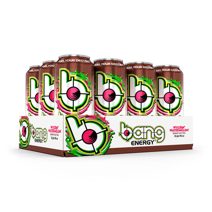 Bang Energy Bangster Berry, Sugar-Free Energy Drink, 16-Ounce (Pack of 12)