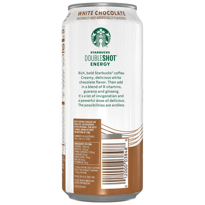 Starbucks Doubleshot Energy Drink Coffee Beverage, Vanilla, Iced Coffee, 15 fl oz Cans (12 Pack) (Packaging May Vary)