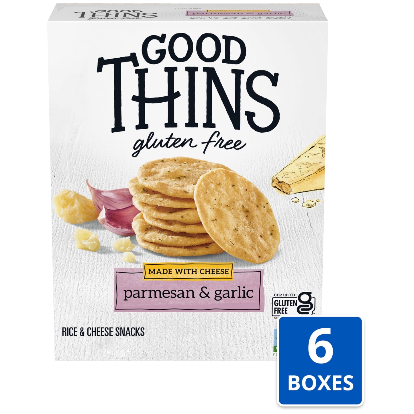 Good Thins Simply Salt Rice Snacks Gluten Free Crackers, 3.5 oz