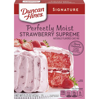 Duncan Hines Classic Cake Mix, White, 15.25 oz