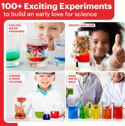 Doctor Jupiter My First Science Kit for Kids Ages 4-5-6-7-8| Birthday Gift Ideas for 4-8-12 Year Old Boys & Girls| Toy Stem Kit with 100+ Experiments| Learning & Educational, Preschool Activities