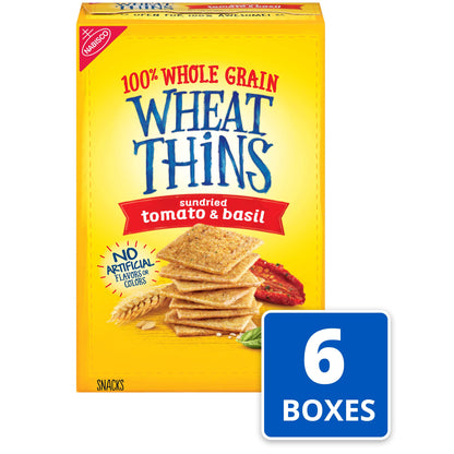 Wheat Thins Original Whole Grain Wheat Crackers, Party Size, 20 oz Box