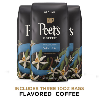 Peet's Coffee Major Dickason's Blend, Dark Roast Ground Coffee, 20 oz