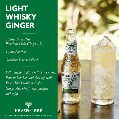 Fever Tree Ginger Beer - Premium Quality Mixer - Refreshing Beverage for Cocktails & Mocktails. Naturally Sourced Ingredients, No Artificial Sweeteners or Colors - 150 ML Cans - Pack of 24