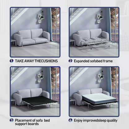 Imperius® Sleeper Sofa Bed Support Board,Sleeper Sofa Support for Sofa Bed Slats,Sleep Sofa Bar for Sofa Bed or Pullout Couch,No Assembly Needed(Queen 48x60)