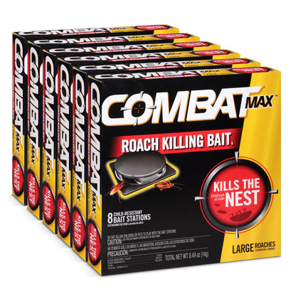 Combat Max Large Roach Killing Bait, 8 count (Pack of 1)