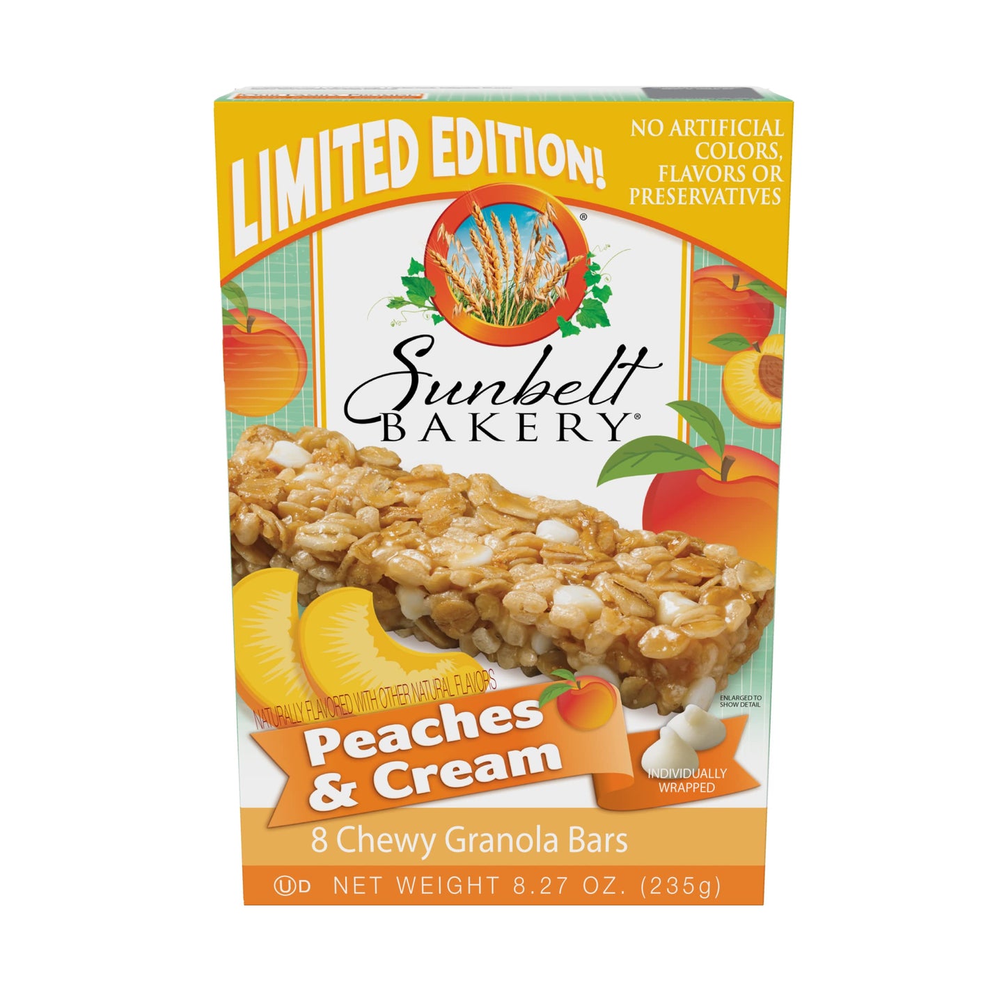 Sunbelt Bakery Oats & Honey Chewy Granola Bars, 15-1.0 OZ Bars (1 Box)