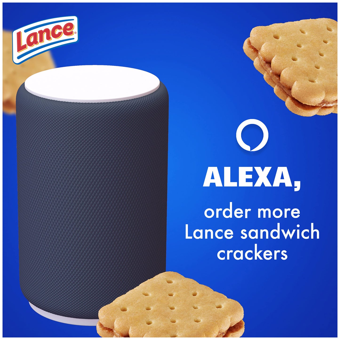 Lance Sandwich Crackers, Captain's Wafer Grilled Cheese, 10 Individual Packs, 6 Sandwiches Each