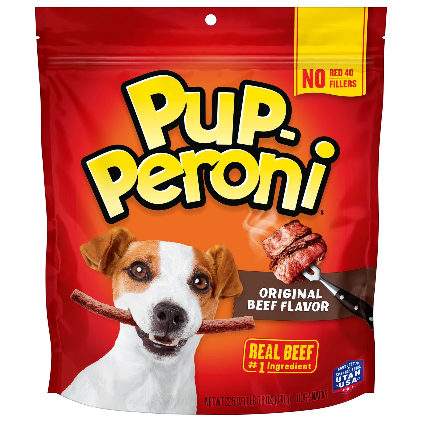 Pup-Peroni Dog Treats, Original Beef Flavor, 22.5 Ounce, Made with Real Beef