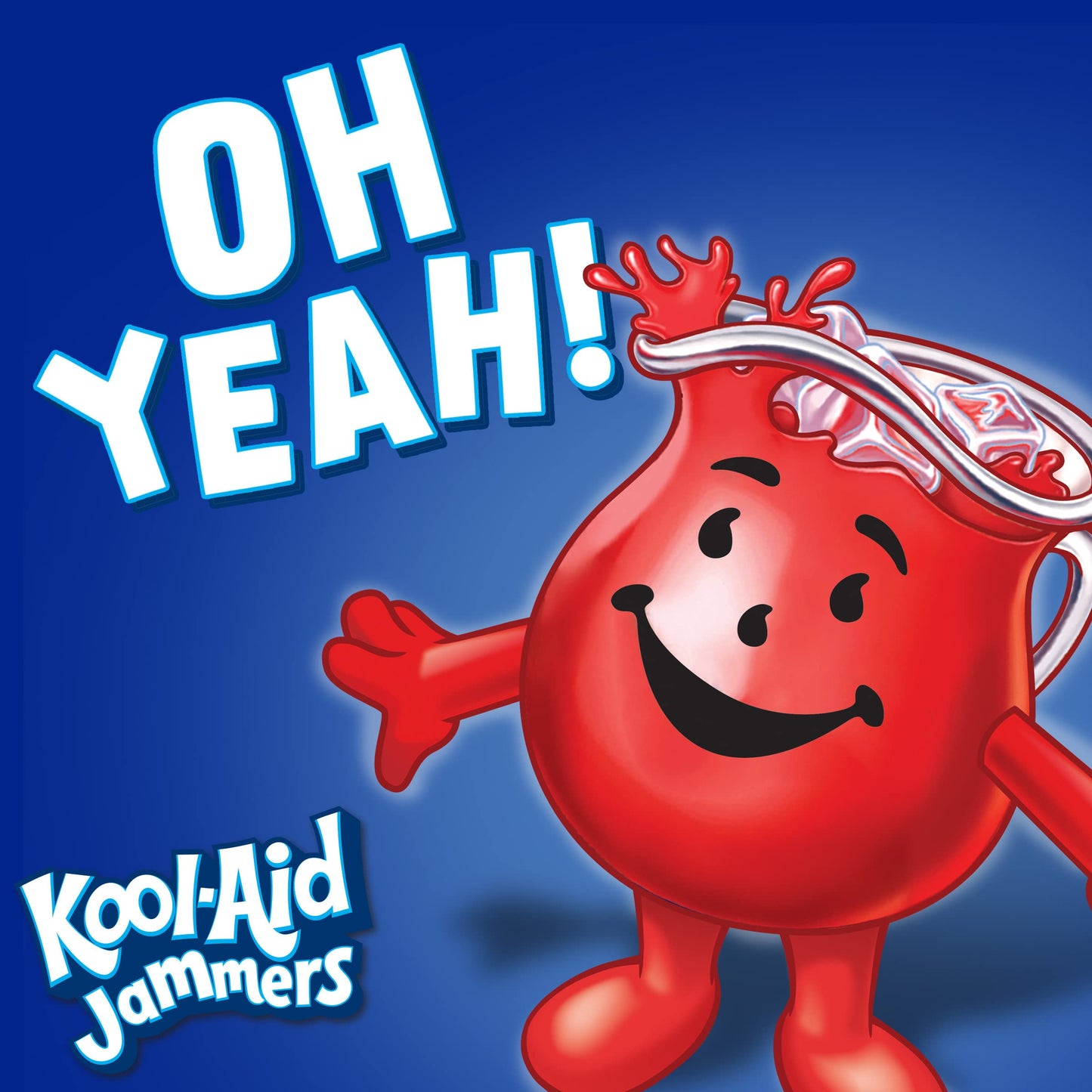 Kool-Aid Jammers Blue Raspberry Flavored Kids 0% Juice Drink (10 ct Box, 6 fl oz Pouches)