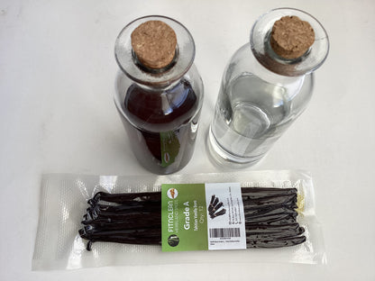 50 Organic Grade A Madagascar Vanilla Beans. Certified USDA Organic for Extract and all things Vanilla by FITNCLEAN VANILLA. ~5" Bulk Fresh Bourbon NON-GMO Pods.