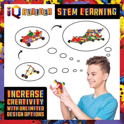 | STEM Learning Toys | Creative Construction Engineering | Fun Educational Building Toy Set for Boys and Girls Ages 3 4 5 6 7 8 9 10 Year Old | Best Toy Gift for Kids | Top Blocks Game Kit