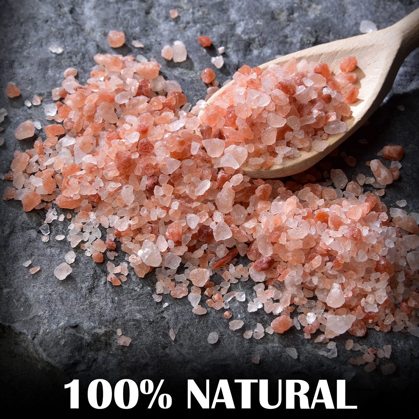 Himalayan Chef Pink Himalayan Salt Coarse Grain, Plastic Jar - 5 lbs. For Refill Grinders