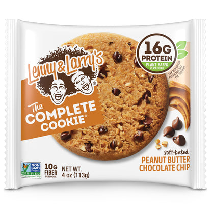 Lenny & Larry's The Complete Cookie, White Chocolate Flavored Macadamia, Soft Baked, 16g Plant Protein, Vegan, Non-GMO, 4 Ounce Cookie (Pack of 12)