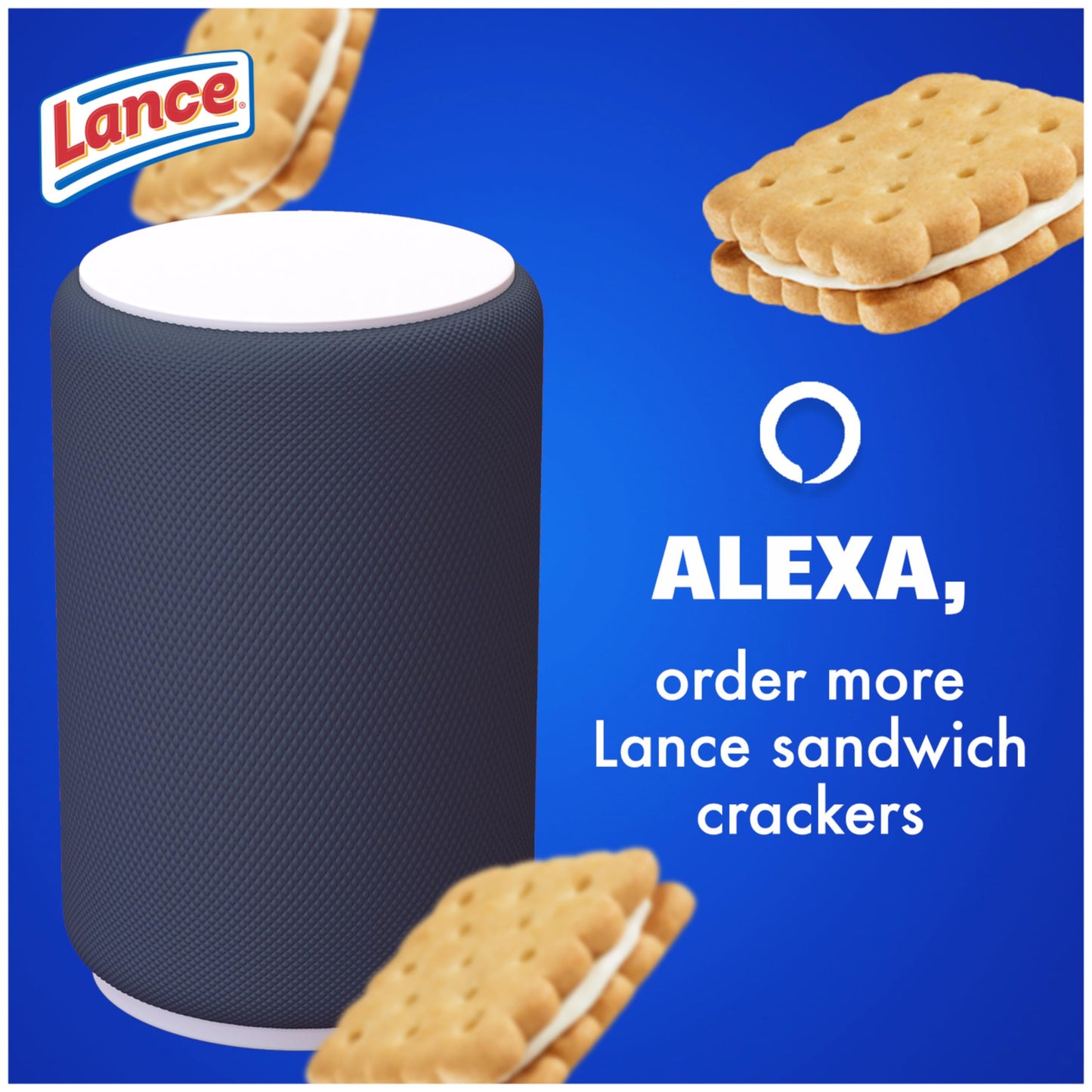 Lance Sandwich Crackers, Captain's Wafer Grilled Cheese, 10 Individual Packs, 6 Sandwiches Each