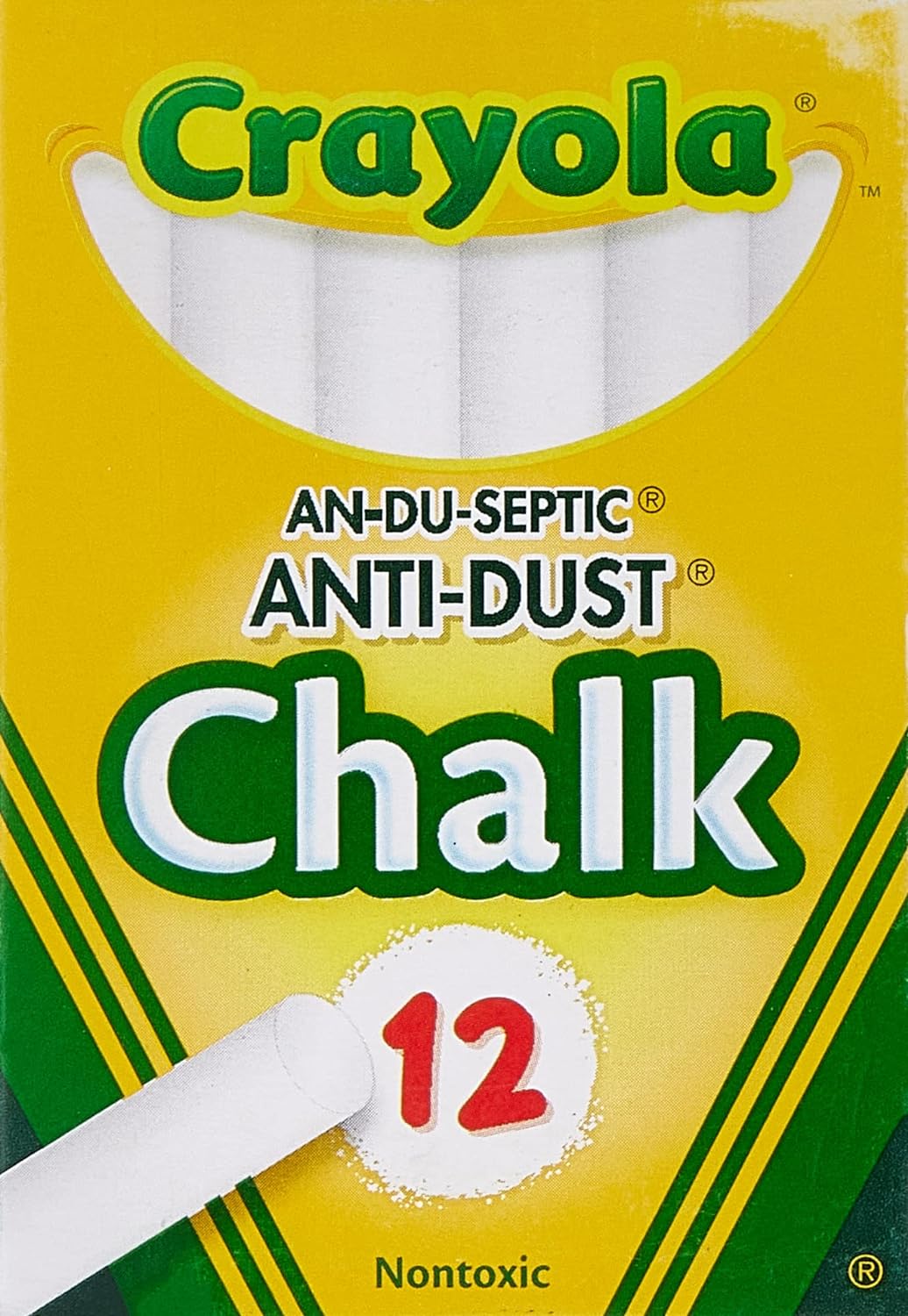 Crayola Chalk 12ct Anti-Dust (Pack of 1)