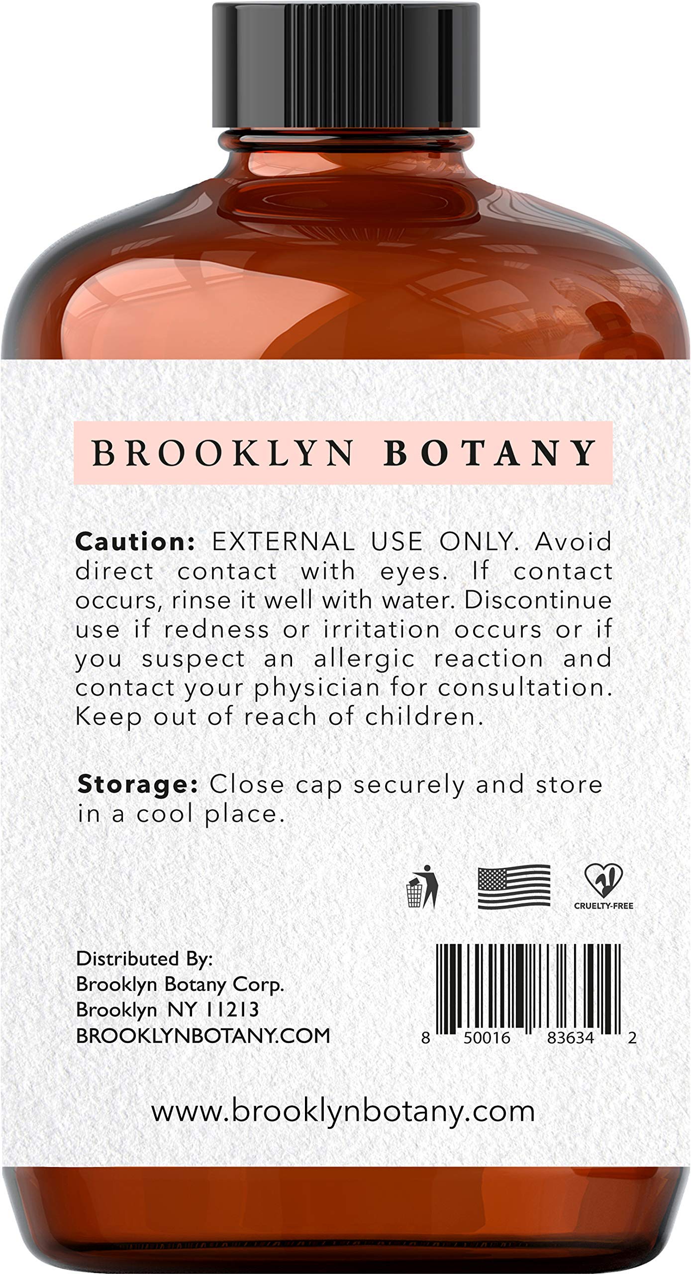 Brooklyn Botany Basil Essential Oil - 100% Pure and Natural - Premium Grade Essential Oil - for Aromatherapy and Diffuser - 0.33 Fl Oz