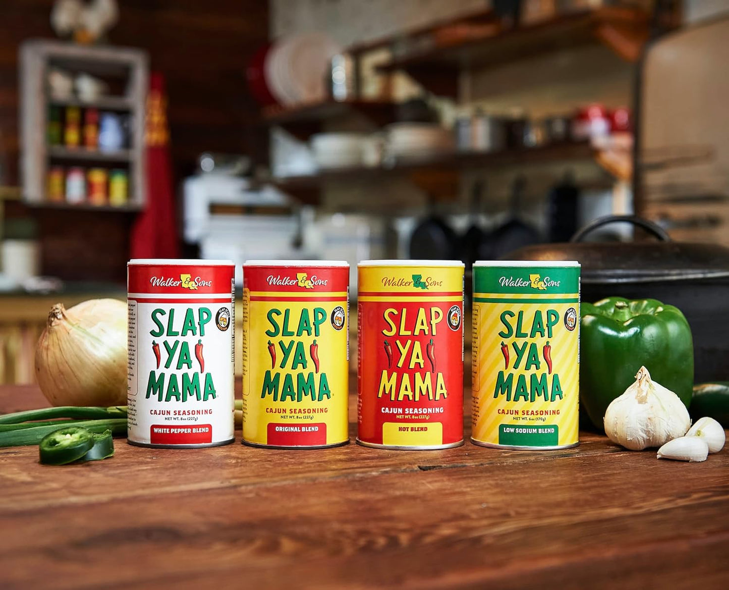 Slap Ya Mama Cajun Seasoning from Louisiana, Original Blend, MSG Free and Kosher, 4 Ounce