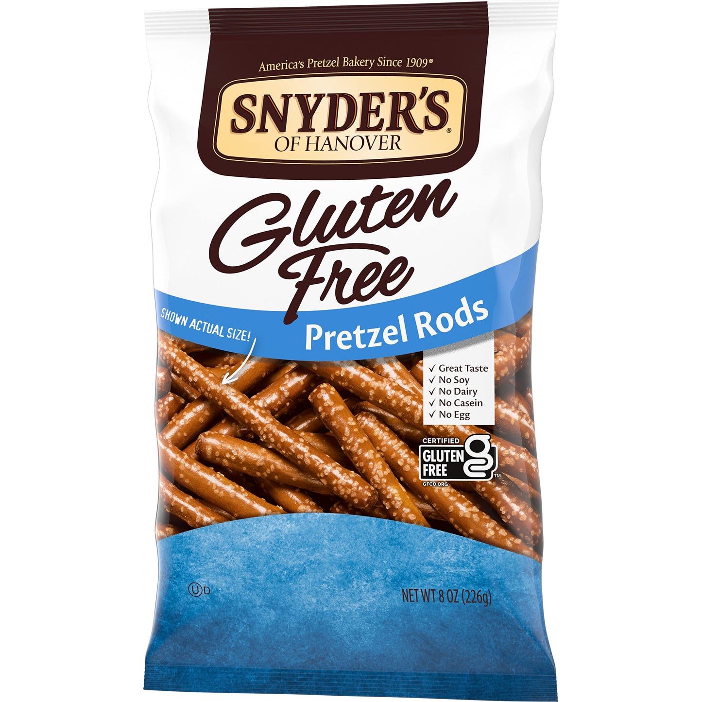 Snyder's of Hanover, Gluten Free Pretzels, 8 Oz